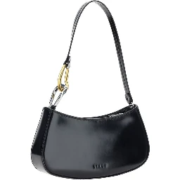Black Calf Leather Bos Taurus Shoulder Bag