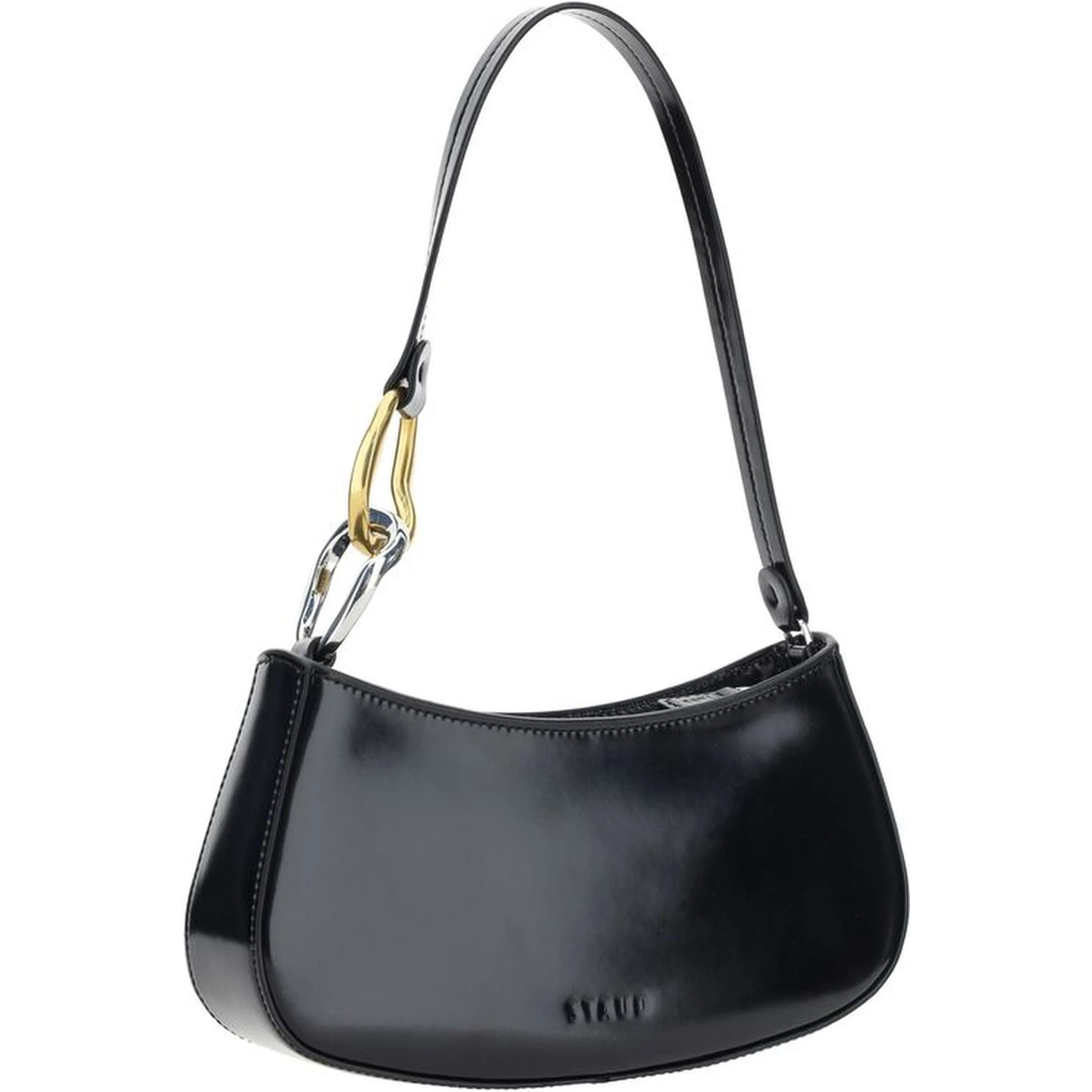 Black Calf Leather Bos Taurus Shoulder Bag
