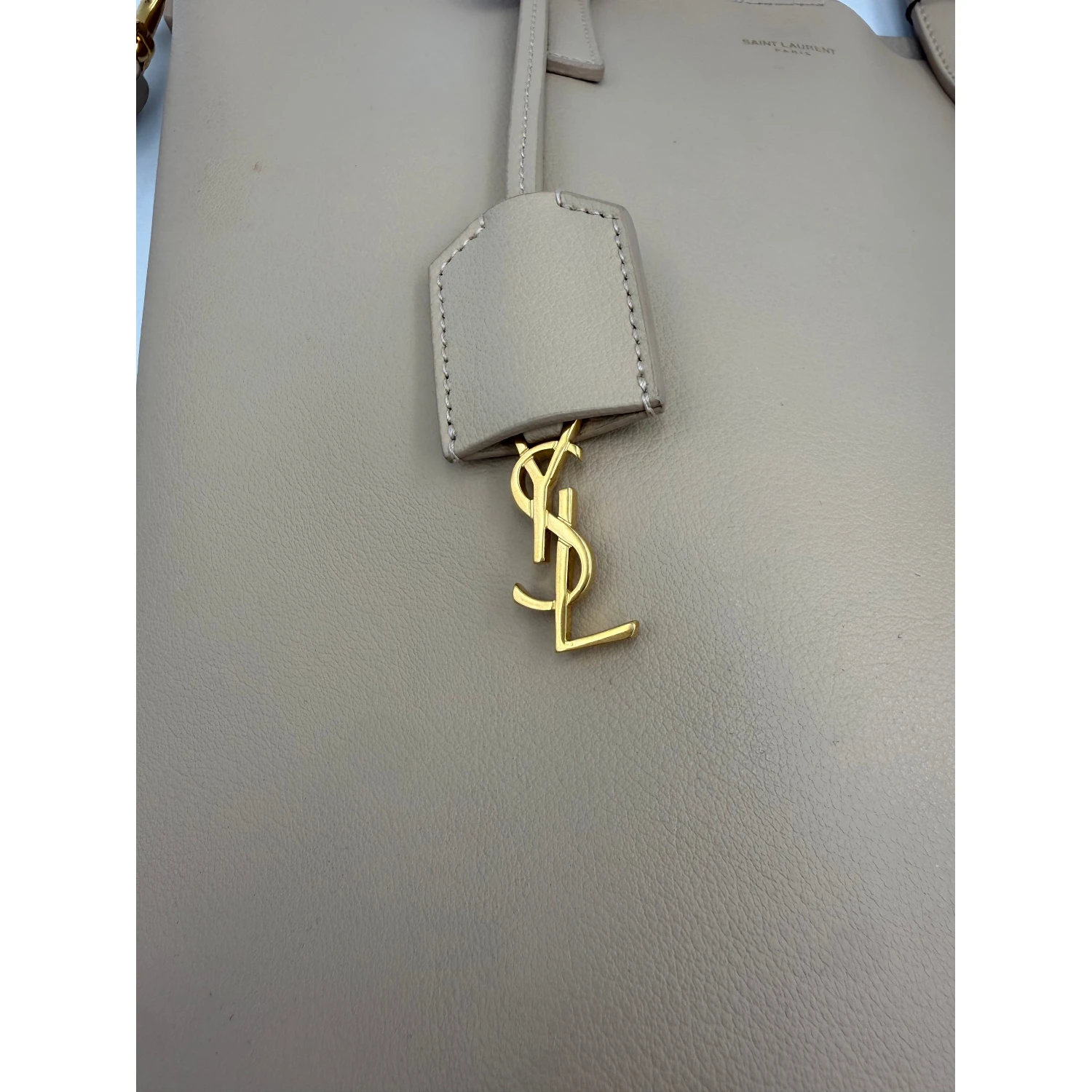 SAINT LAURENT SHOPPING Beige Bag