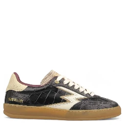 "Club" crocodile effect sneakers