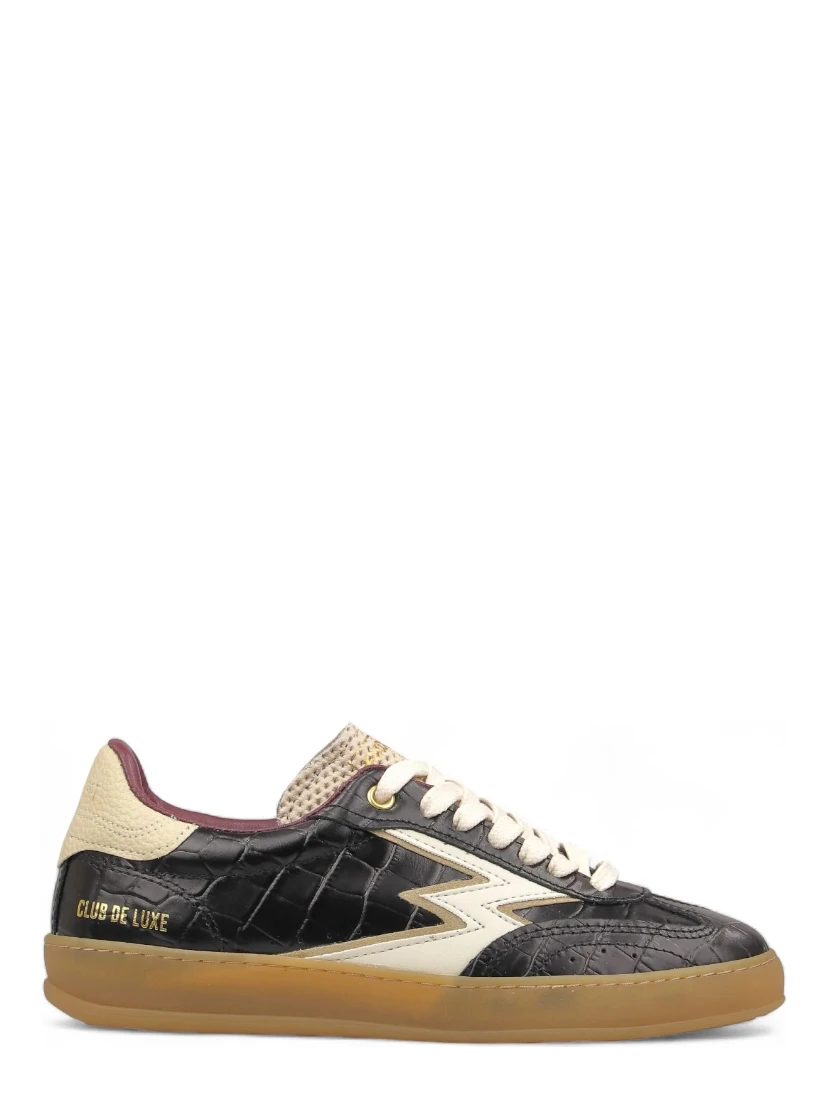 "Club" crocodile effect sneakers