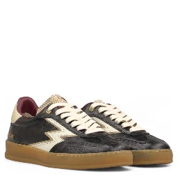 "Club" crocodile effect sneakers