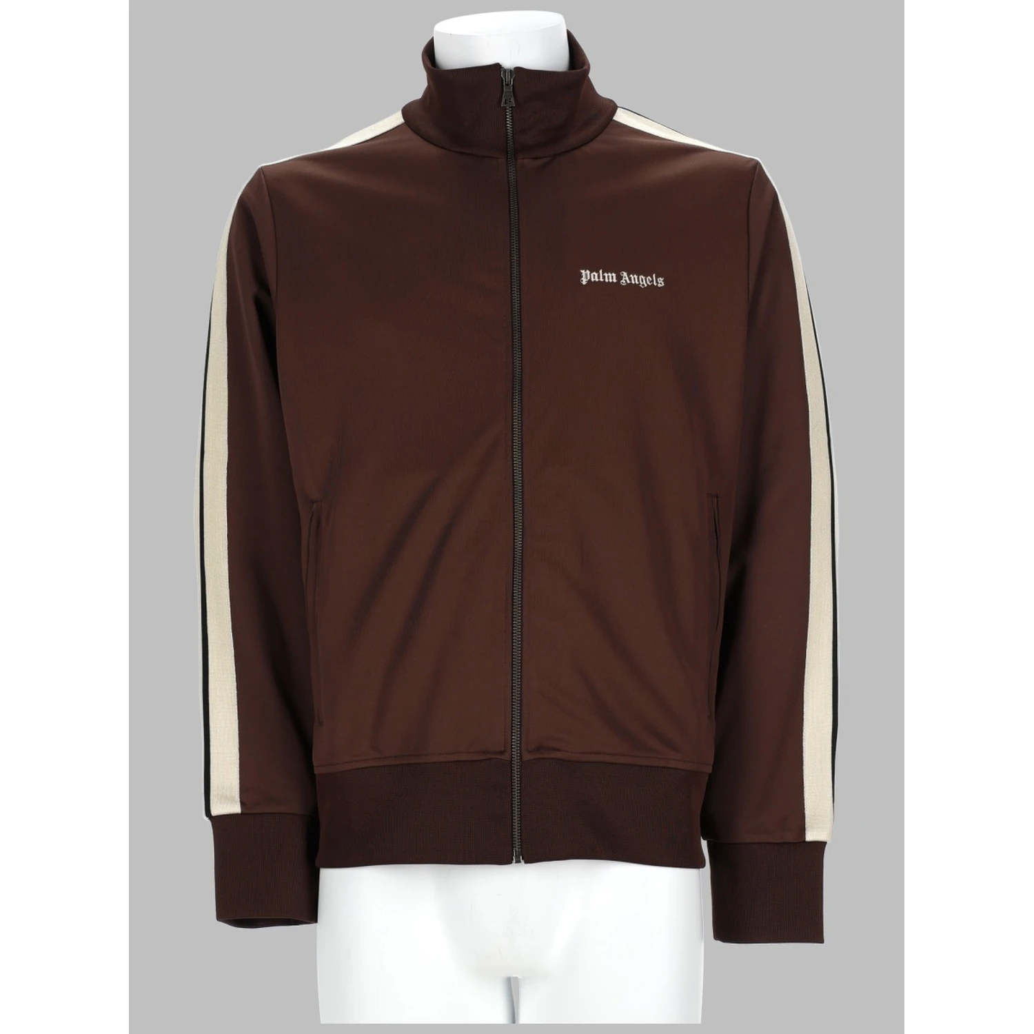 FELPA CON ZIP E LOGO