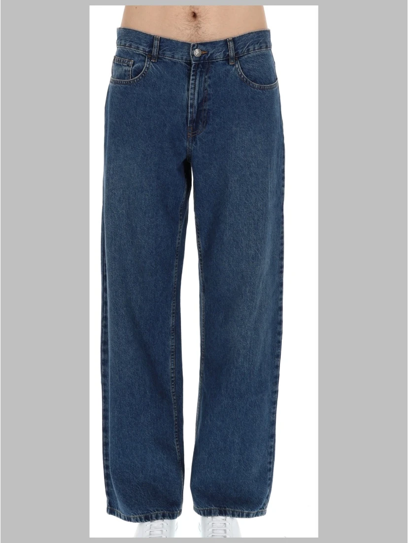 JEANS "CURVED LOGO"