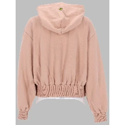FELPA CON ZIP E CAPPUCCIO