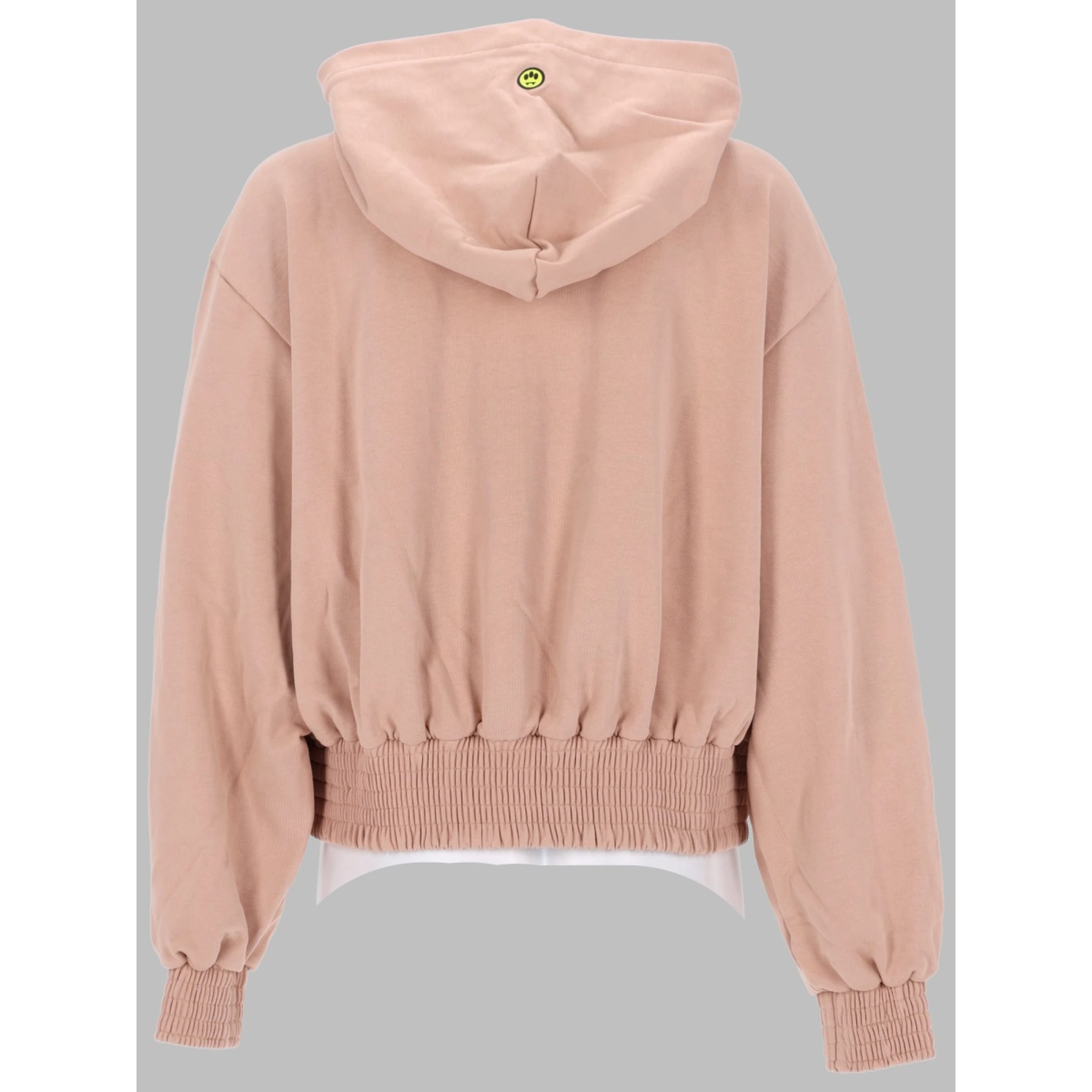 FELPA CON ZIP E CAPPUCCIO