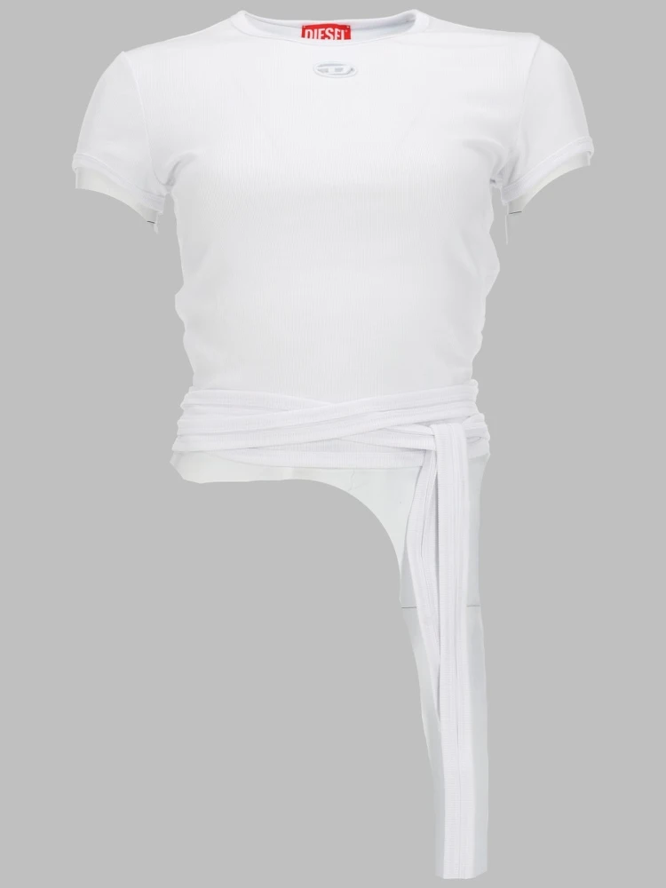 T-SHIRT A COSTINE CON LACCI
