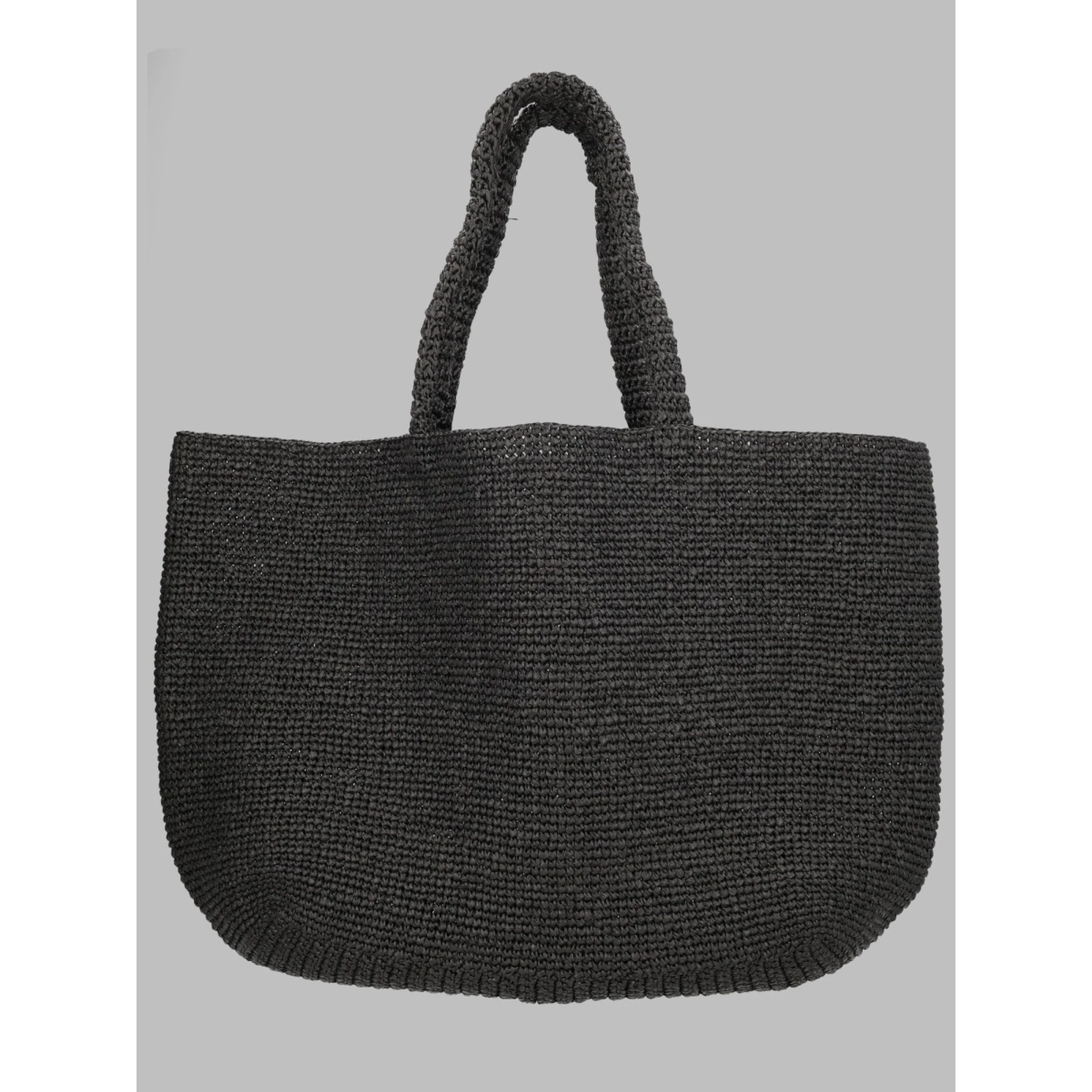 BORSA TOTE IN RAFIA CON RICAMO