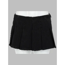 SKORT A PIEGHE IN DENIM