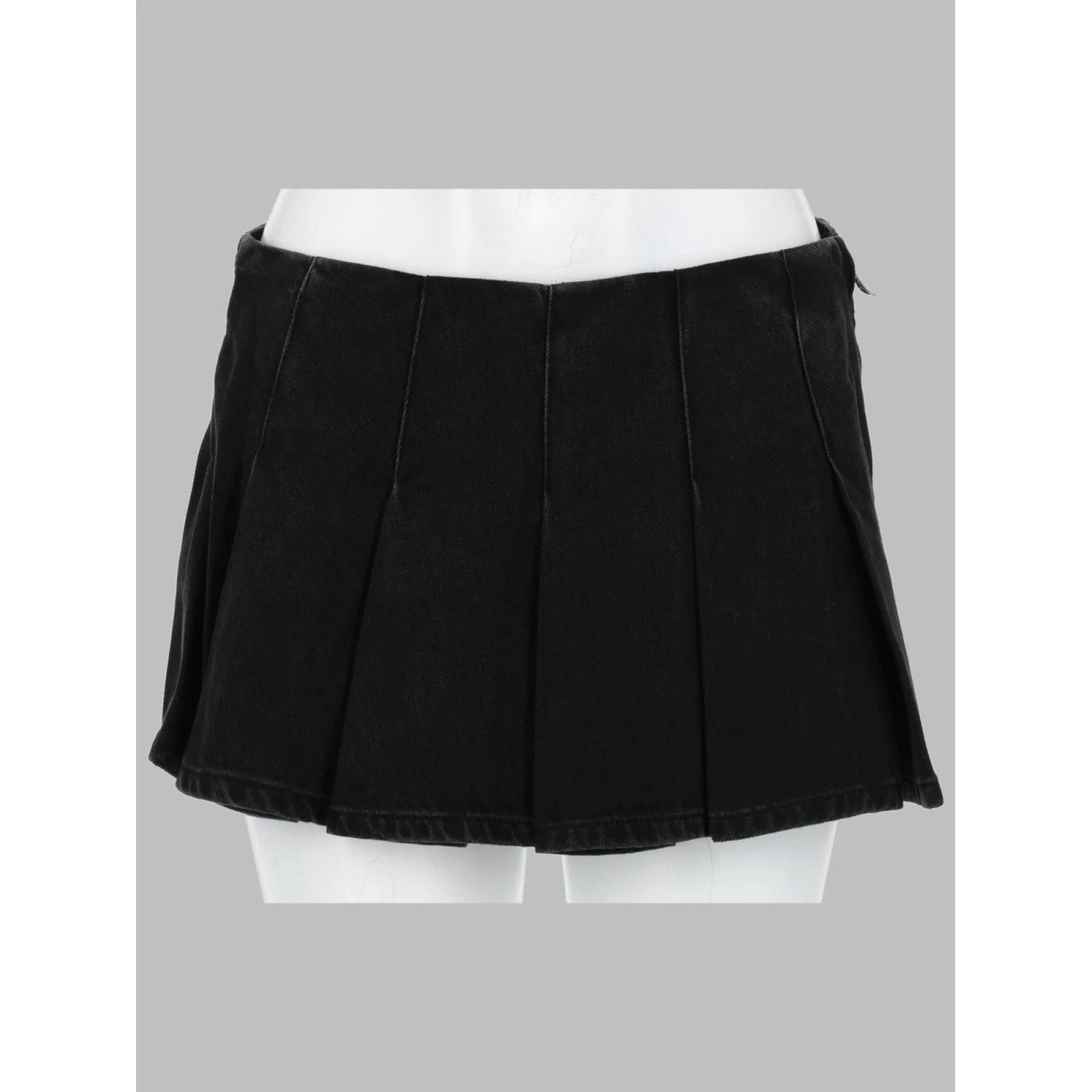 SKORT A PIEGHE IN DENIM