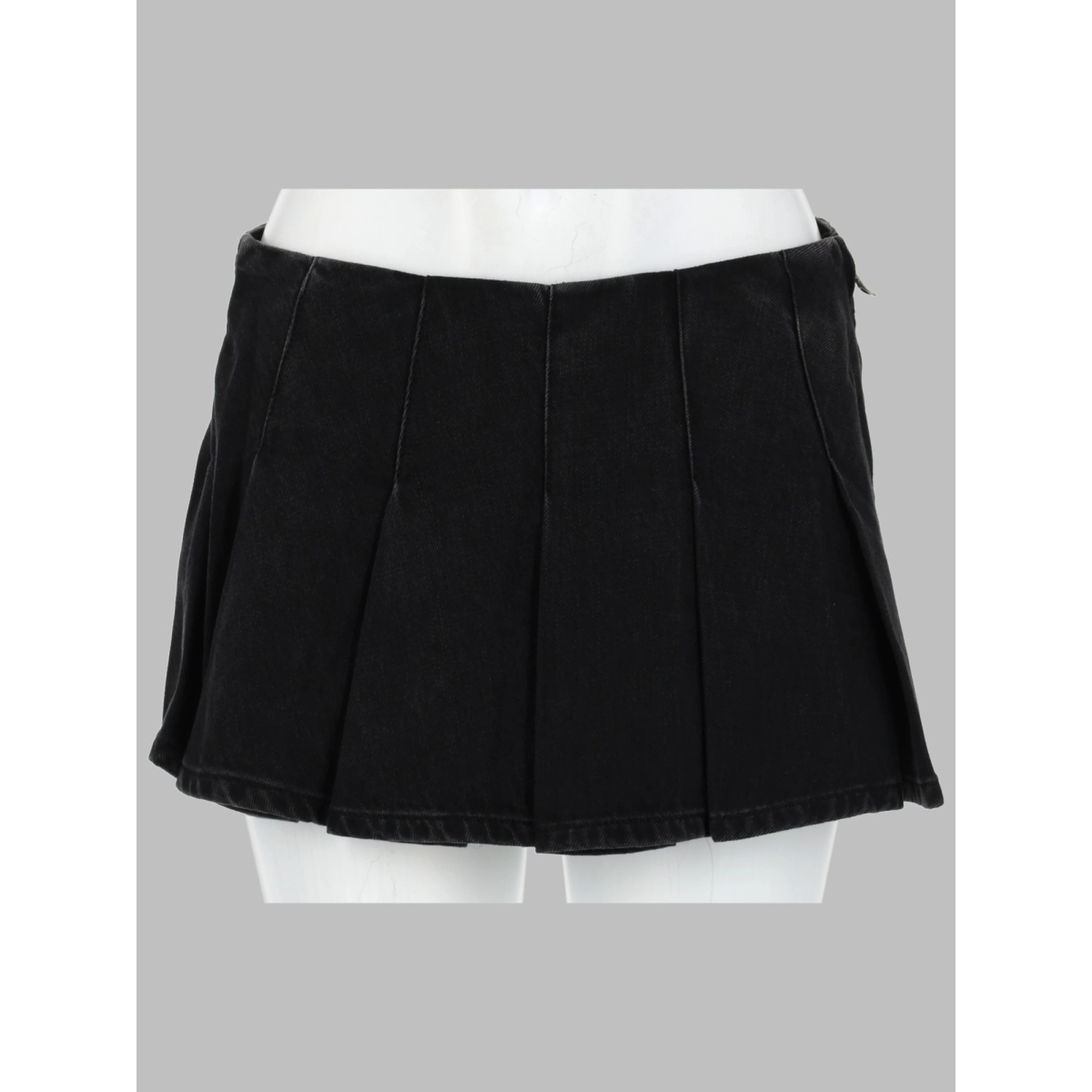 SKORT A PIEGHE IN DENIM