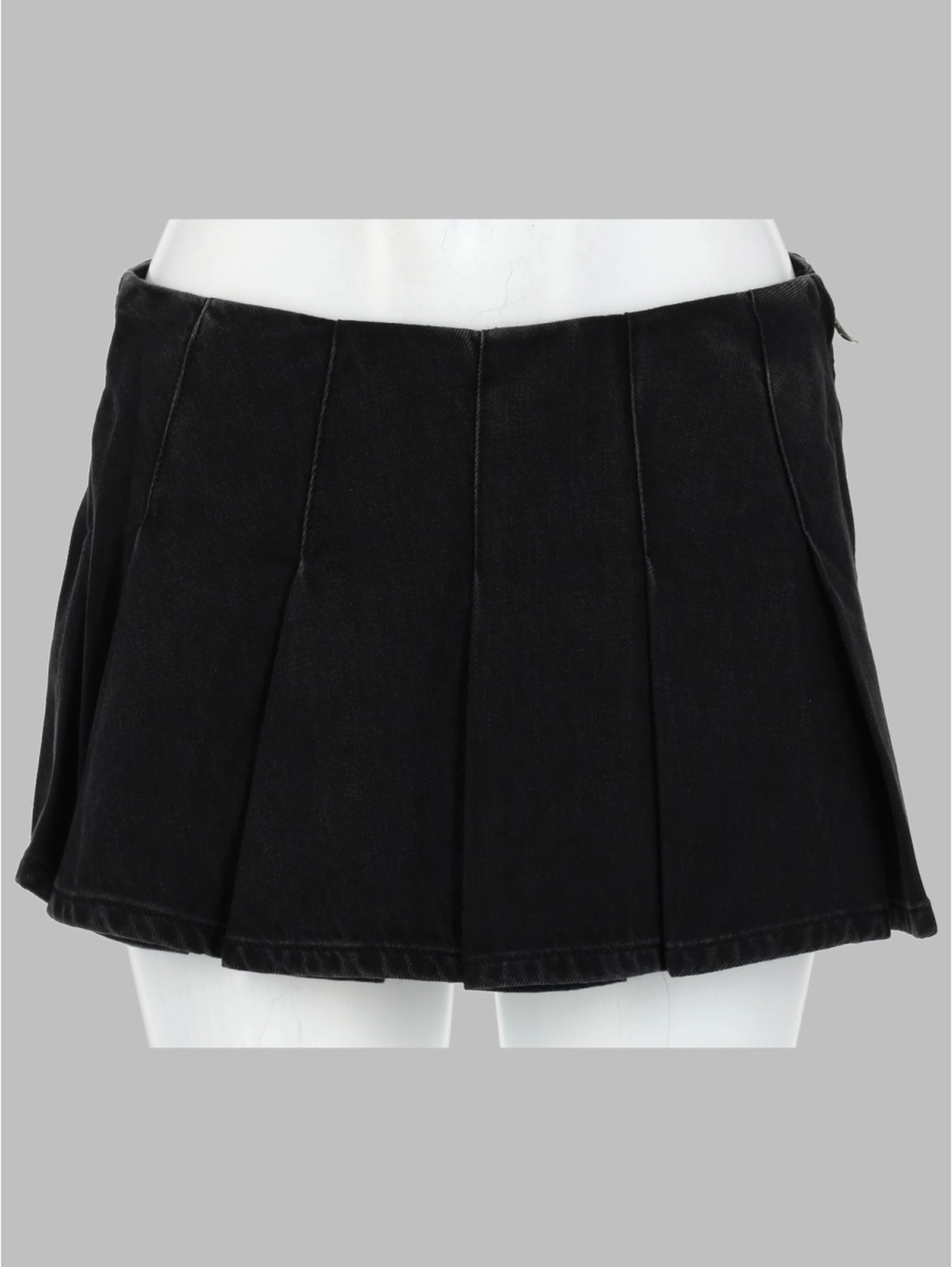 SKORT A PIEGHE IN DENIM