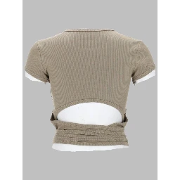 T-SHIRT A COSTINE CON LACCI
