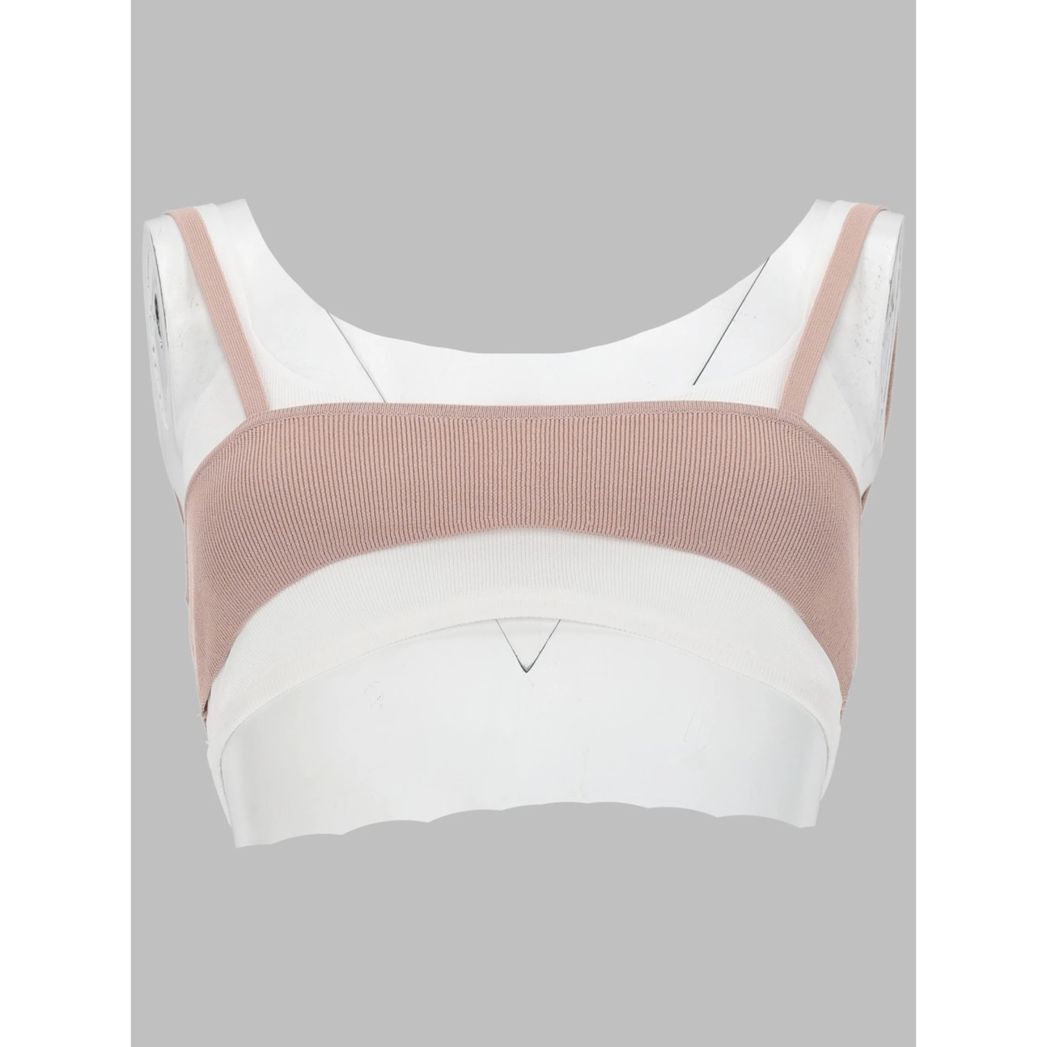 TOP BRA CON EFFETTO SOVRAPPOSTO