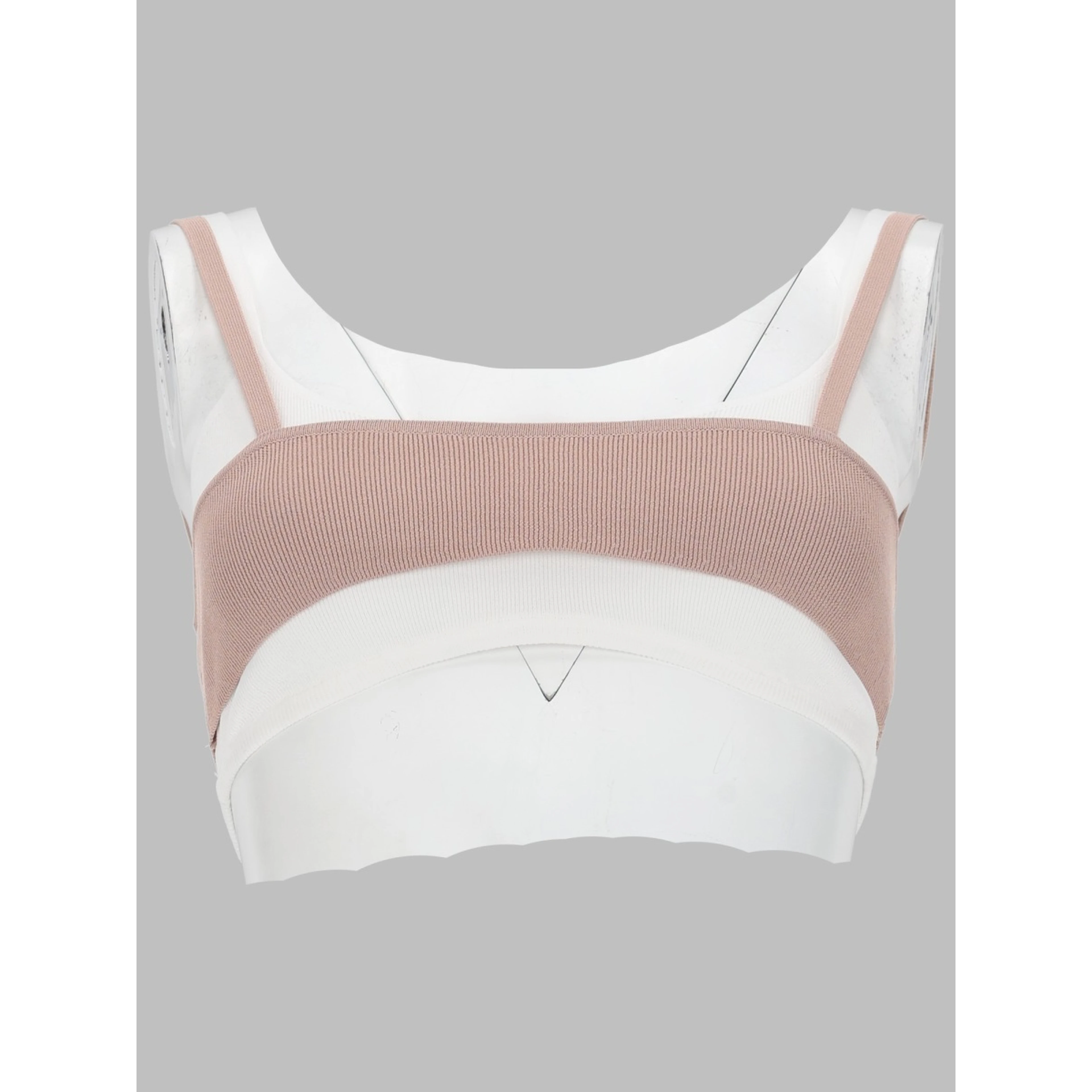 TOP BRA CON EFFETTO SOVRAPPOSTO