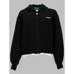 FELPA CON ZIP E CAPPUCCIO