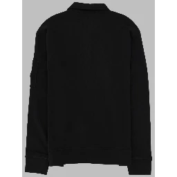 FELPA CON COLLETTO POLO E ZIP