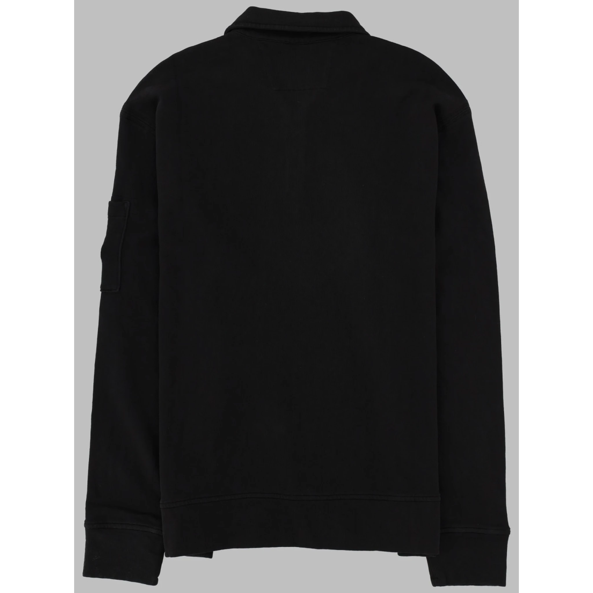 FELPA CON COLLETTO POLO E ZIP