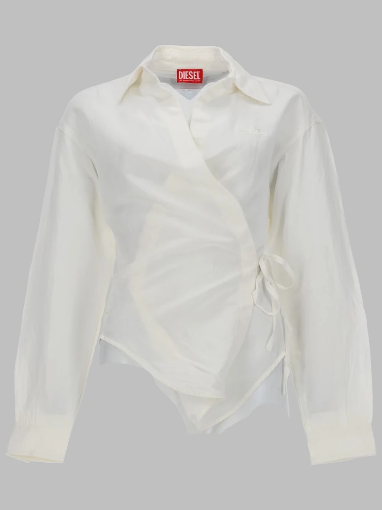 CAMICIA CON CHIUSURA A PORTAFOGLIO
