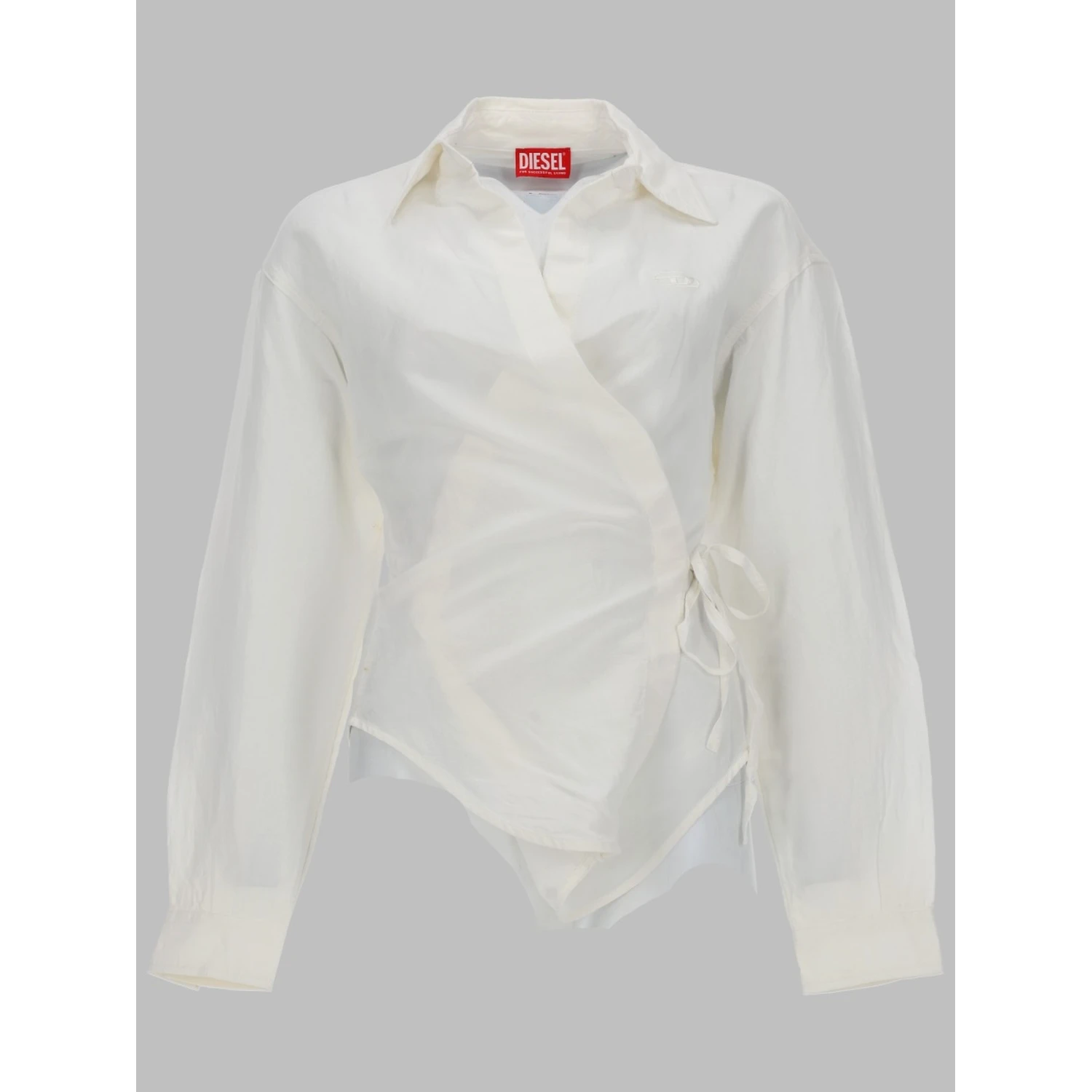 CAMICIA CON CHIUSURA A PORTAFOGLIO
