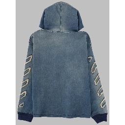 FELPA IN DENIM CON DETTAGLI "DIAG"