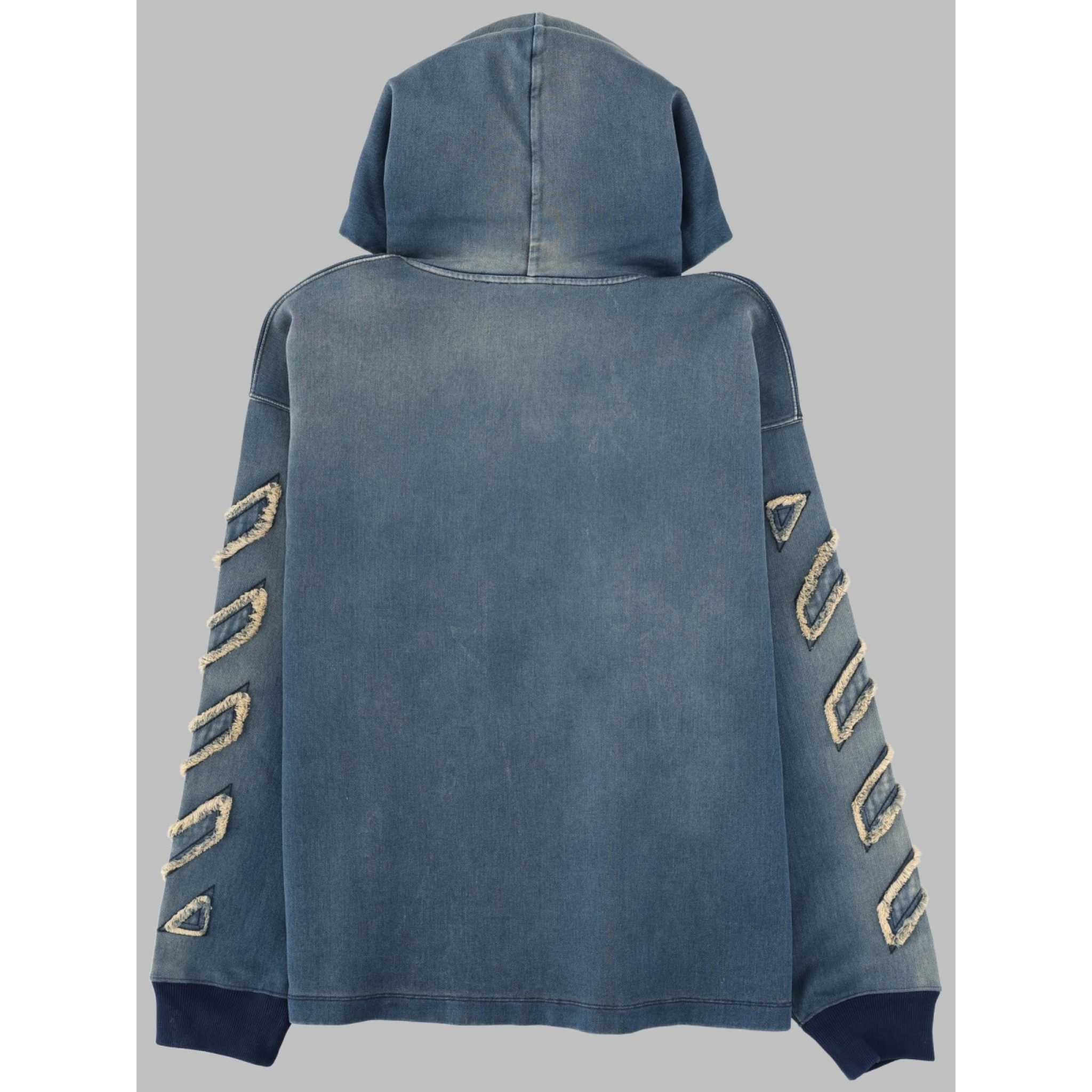 FELPA IN DENIM CON DETTAGLI "DIAG"