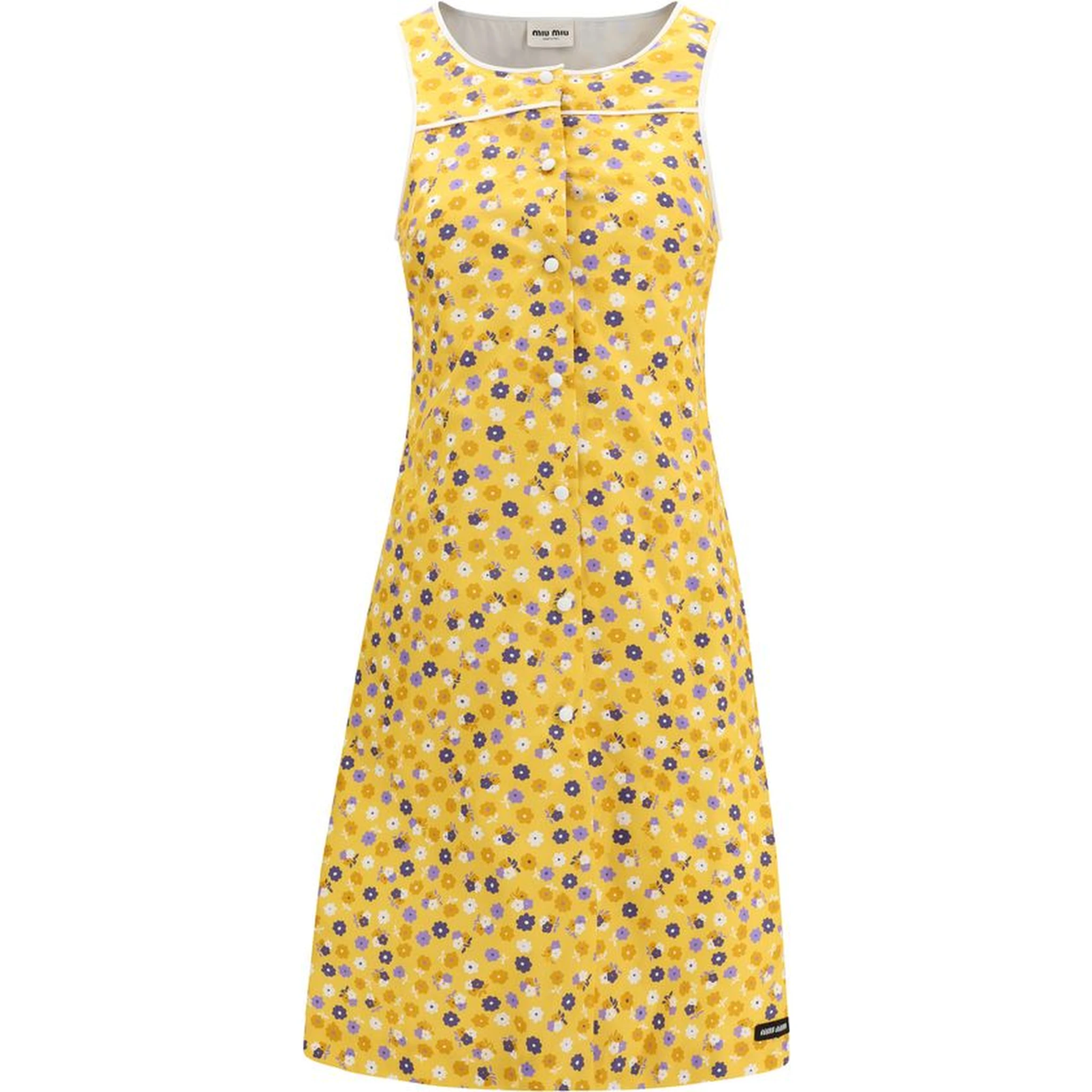 Bicolor Cotton Casual Dress