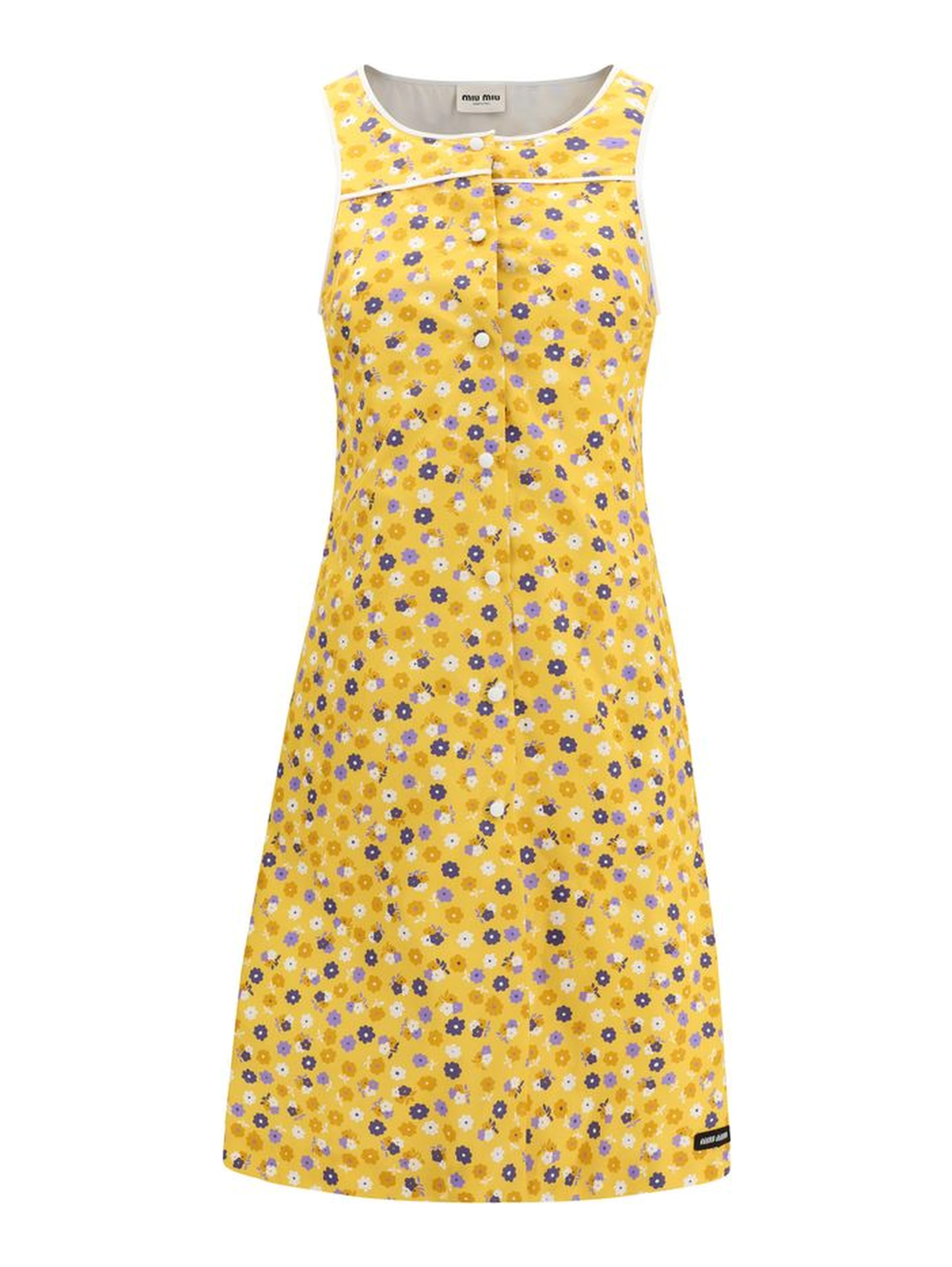 Bicolor Cotton Casual Dress