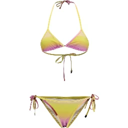 Multicolor Polyester Bikini