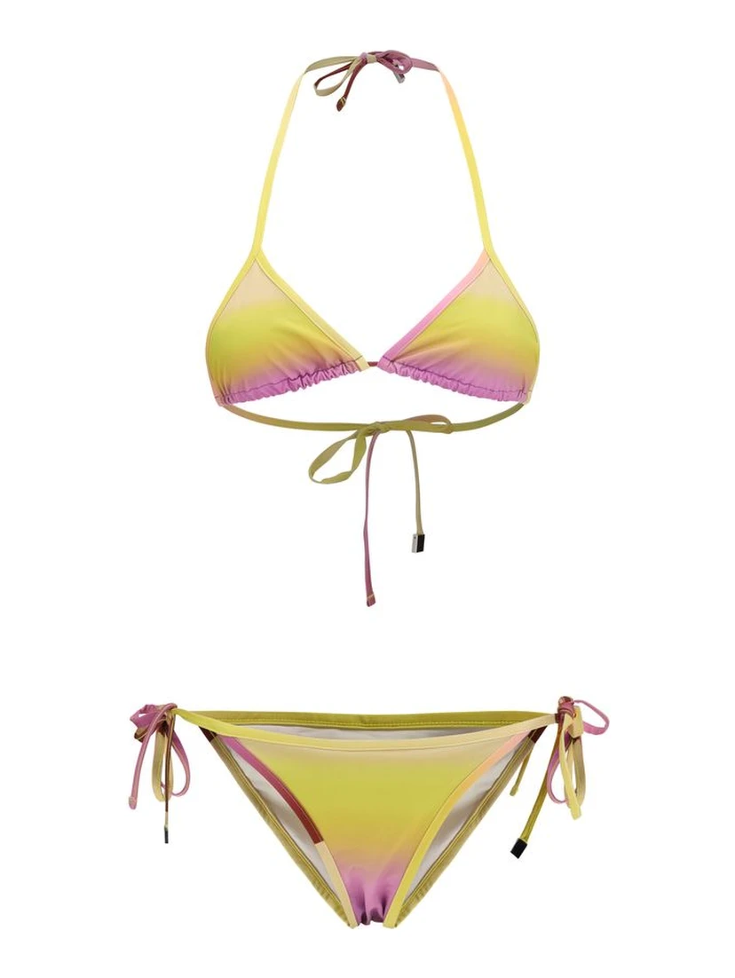Multicolor Polyester Bikini