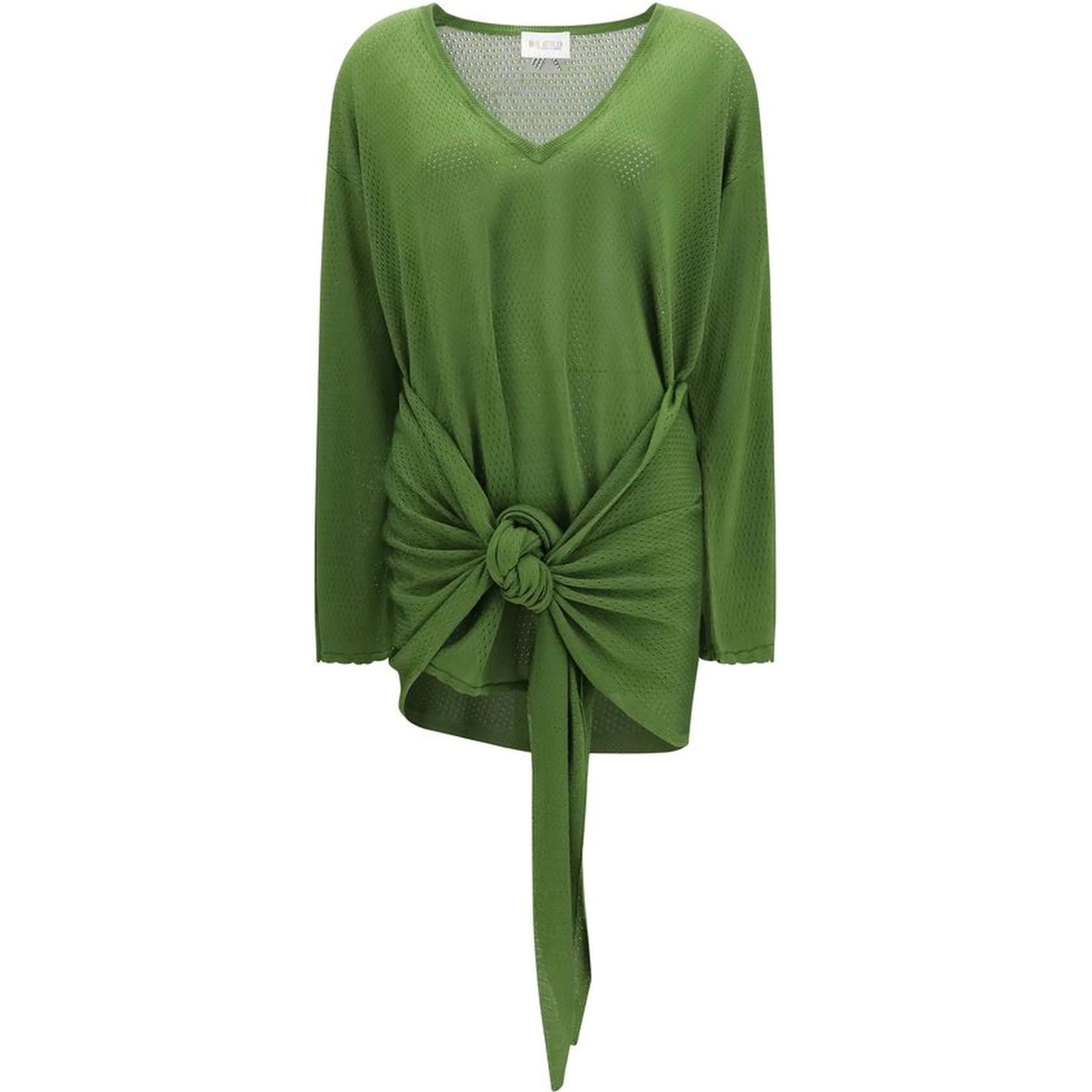 Bicolor Viscose Casual Dress