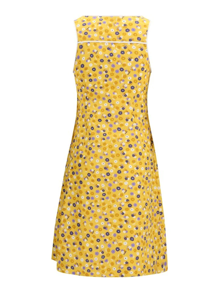 Bicolor Cotton Casual Dress alternative