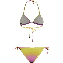 Multicolor Polyester Bikini