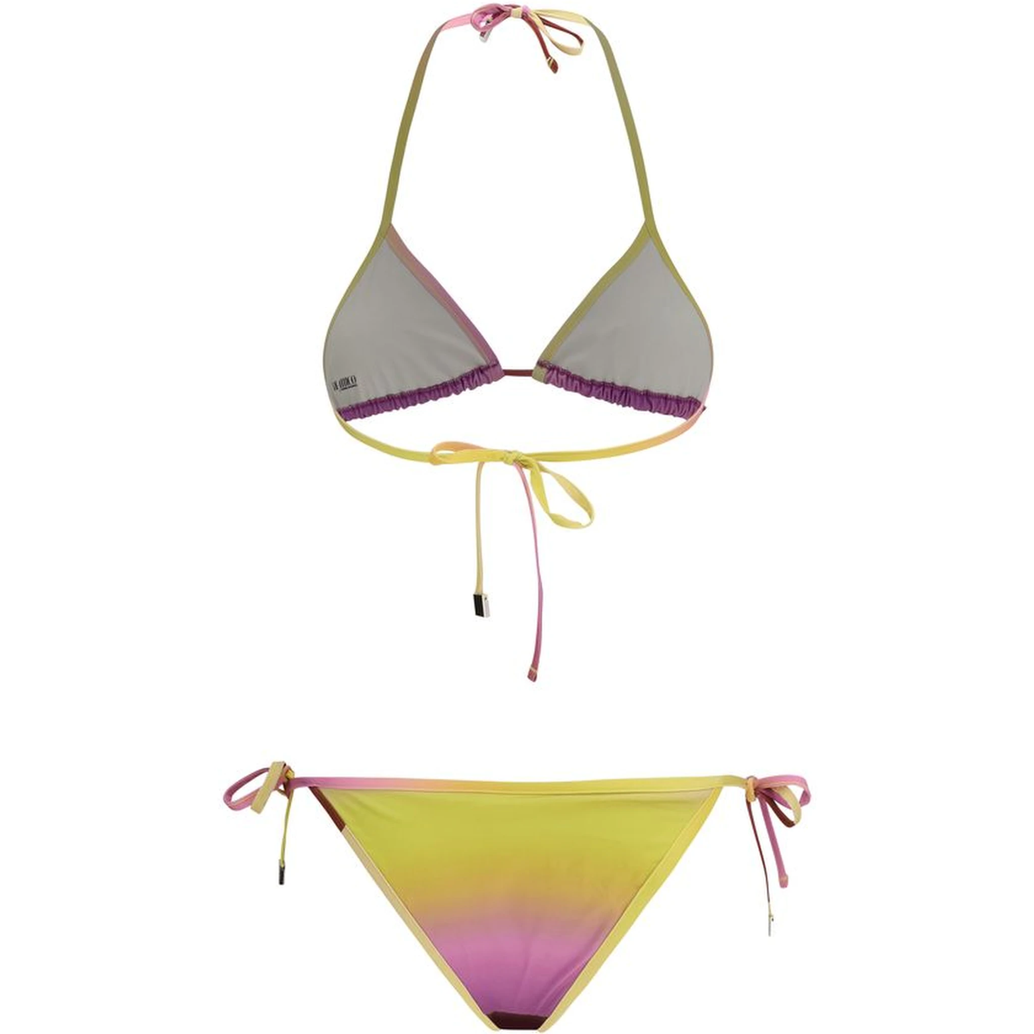 Multicolor Polyester Bikini