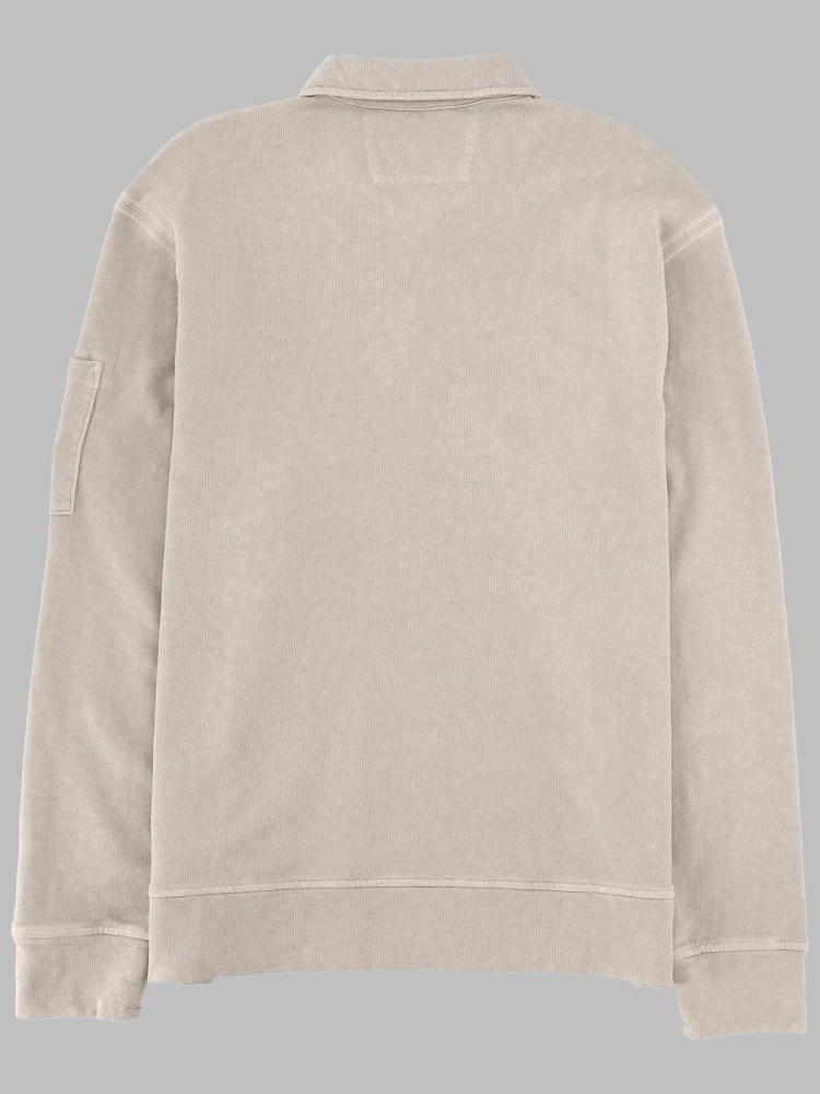 FELPA CON COLLETTO POLO E ZIP alternative