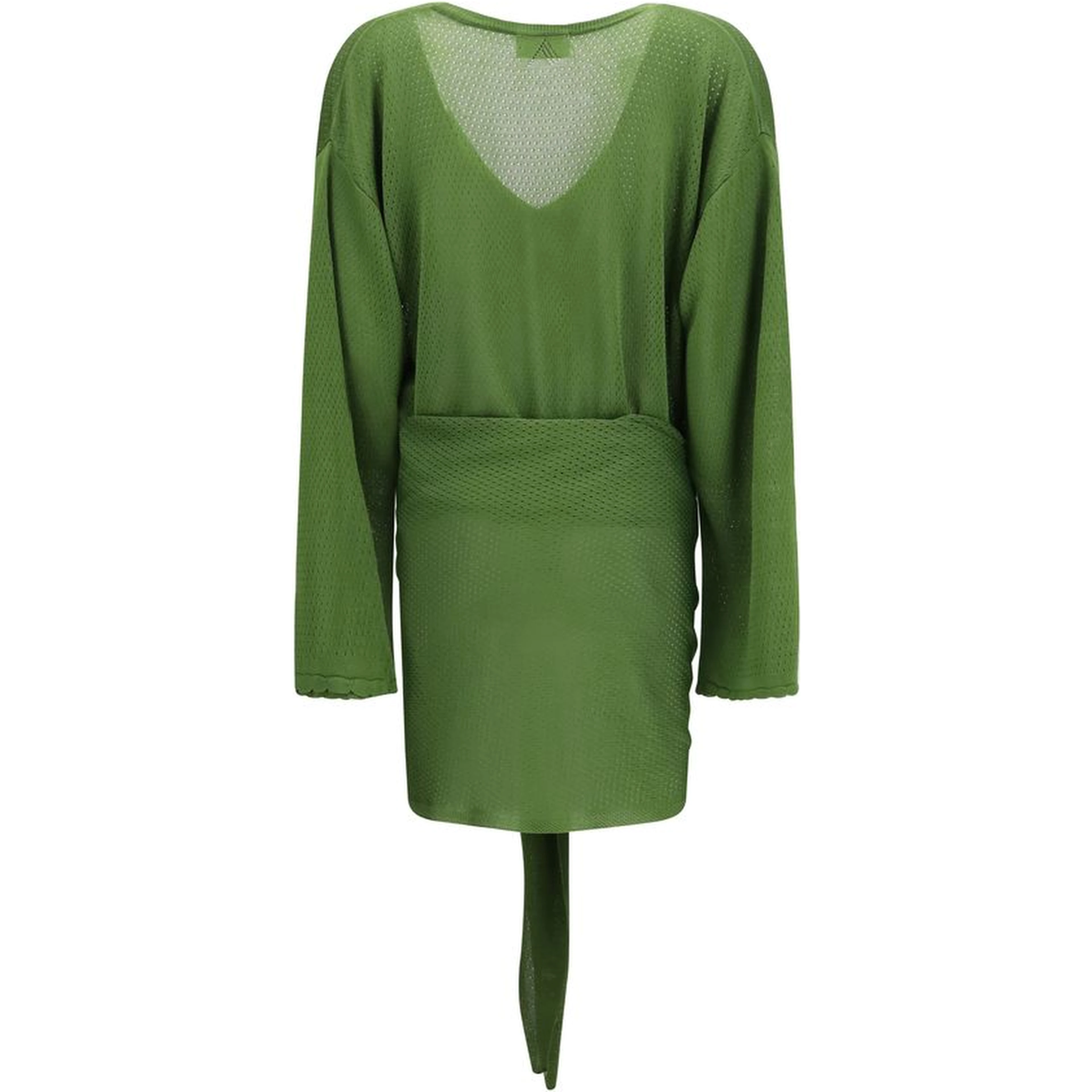 Bicolor Viscose Casual Dress