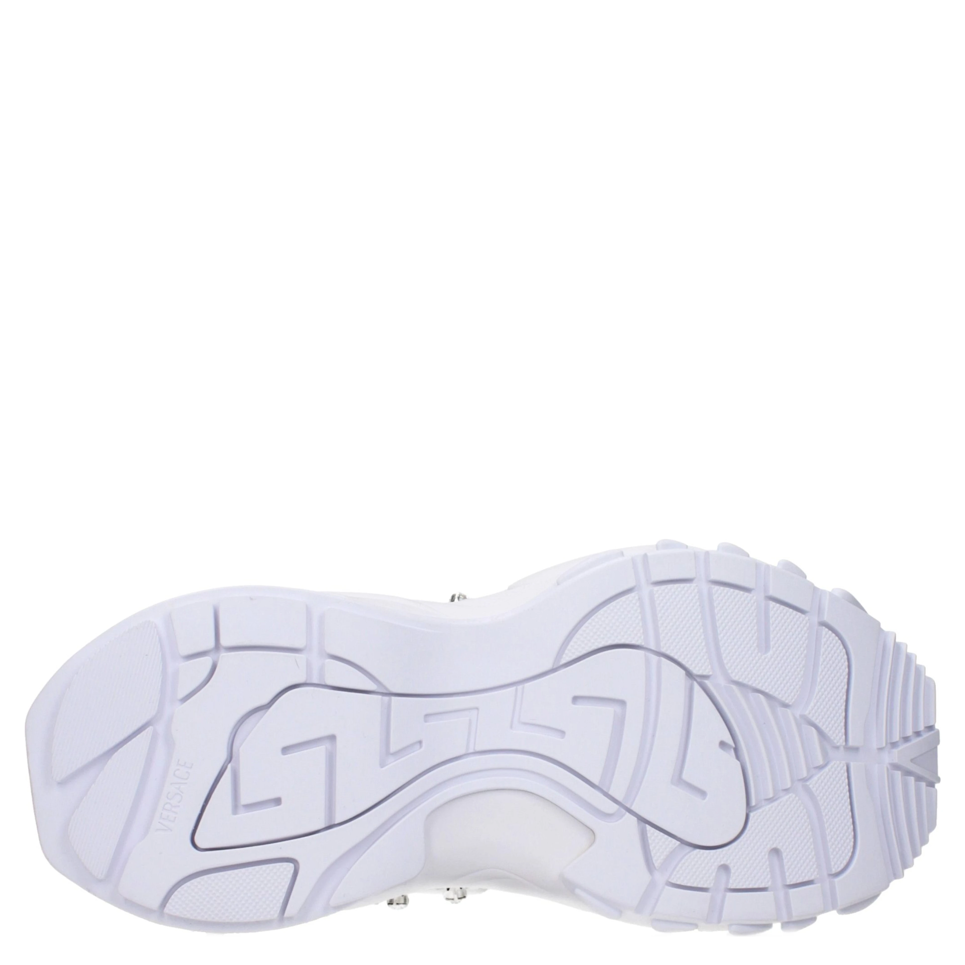 White Fabric Sneakers