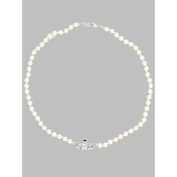 COLLANA DI PERLE CON ORB IN BASSO RILIEVO