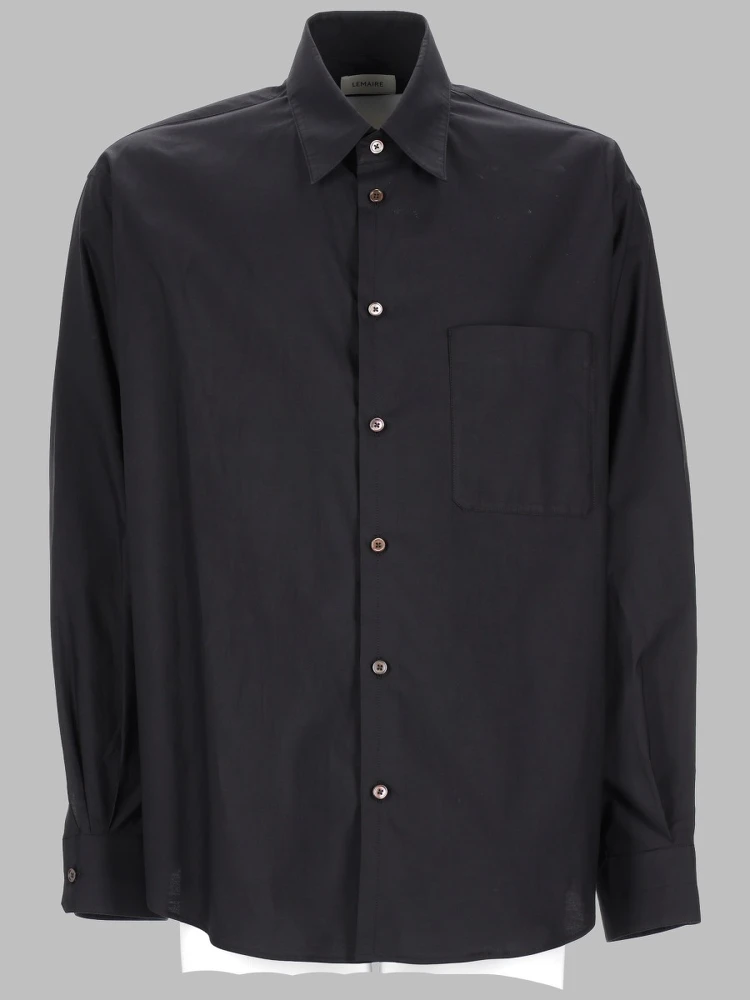 CAMICIA IN COTONE MISTO SETA