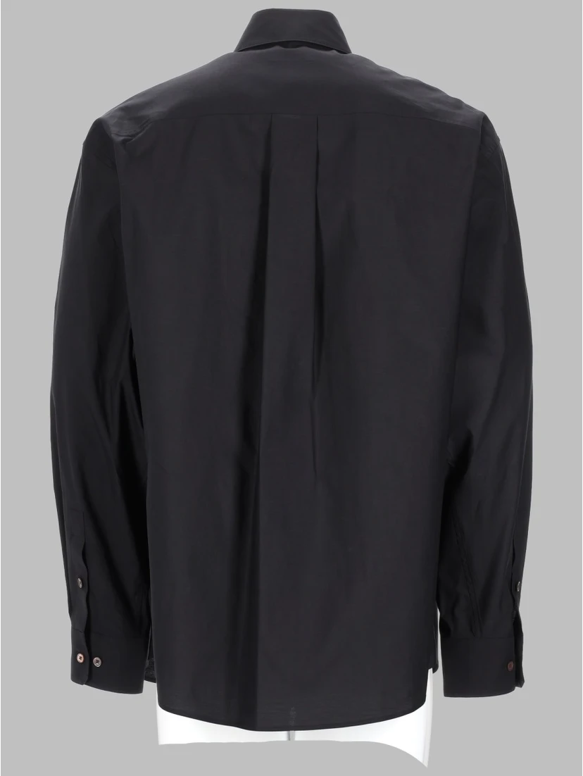 CAMICIA IN COTONE MISTO SETA