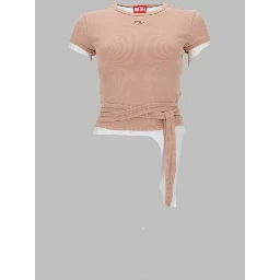 T-SHIRT A COSTINE CON LACCI