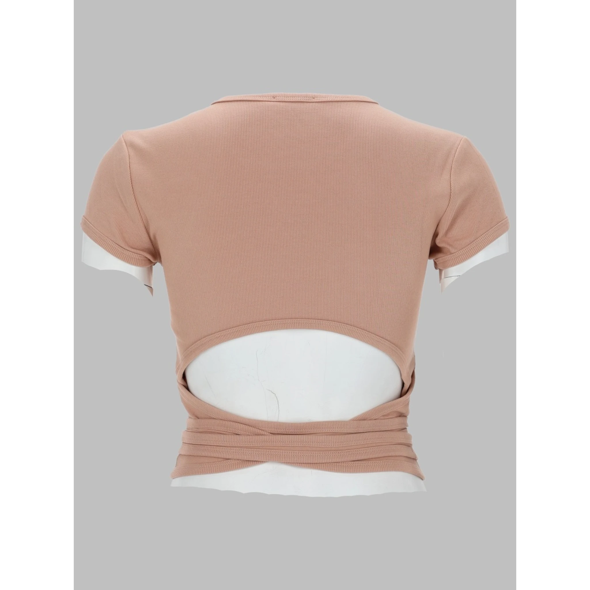 T-SHIRT A COSTINE CON LACCI