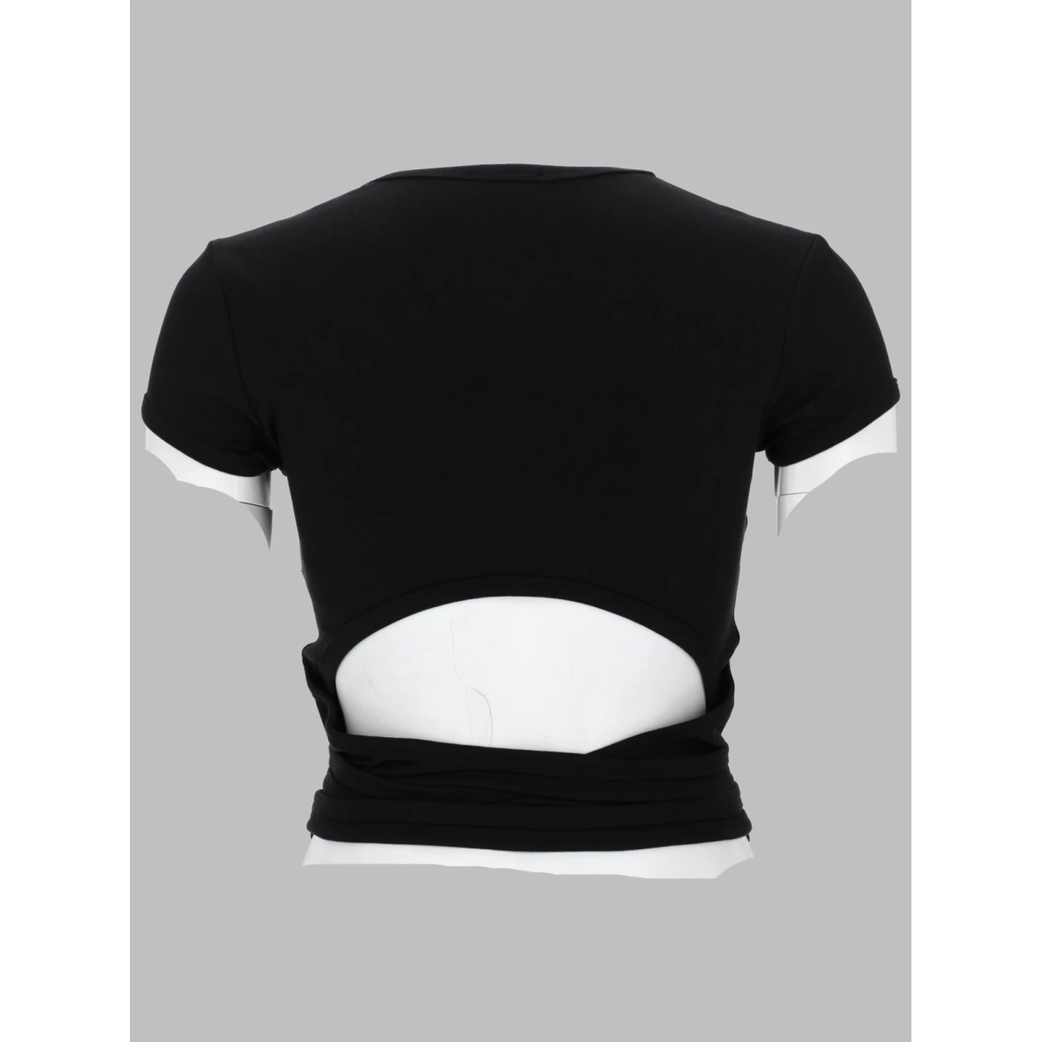 T-SHIRT A COSTINE CON LACCI