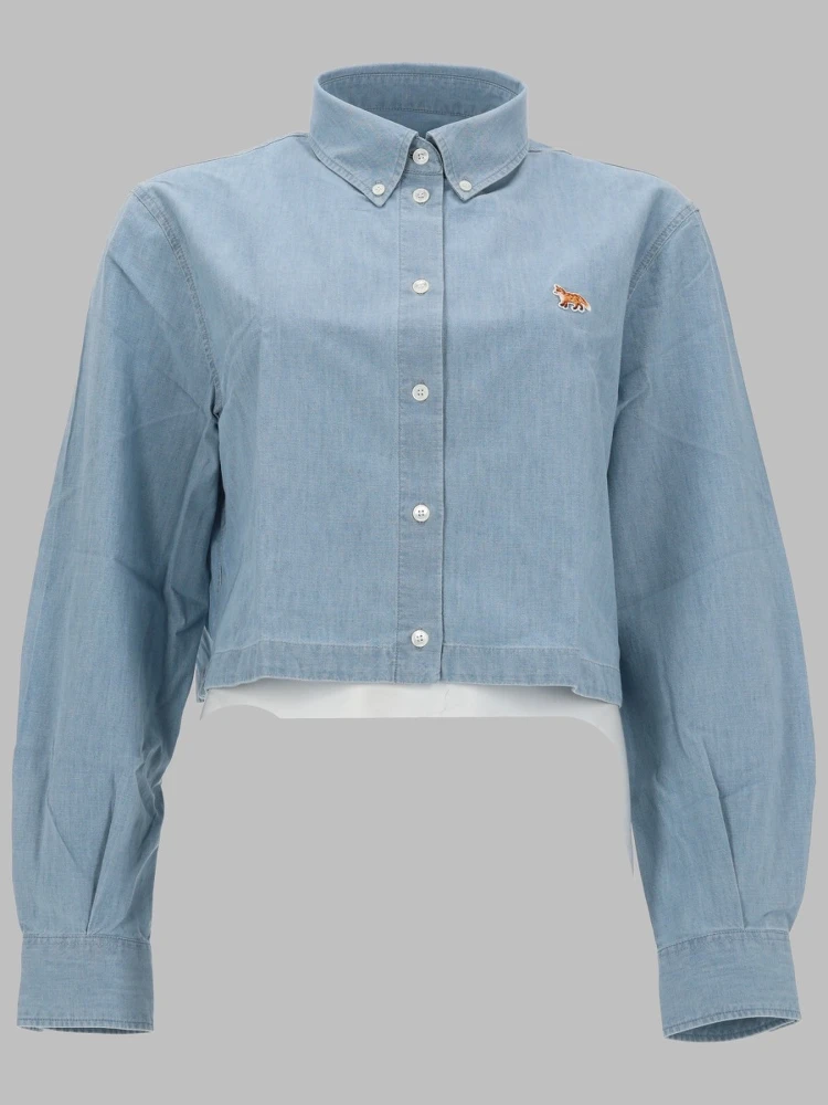 CAMICIA CROPPED "BABY FOX"