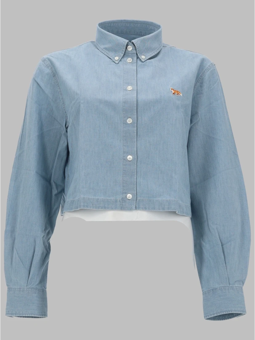CAMICIA CROPPED "BABY FOX"