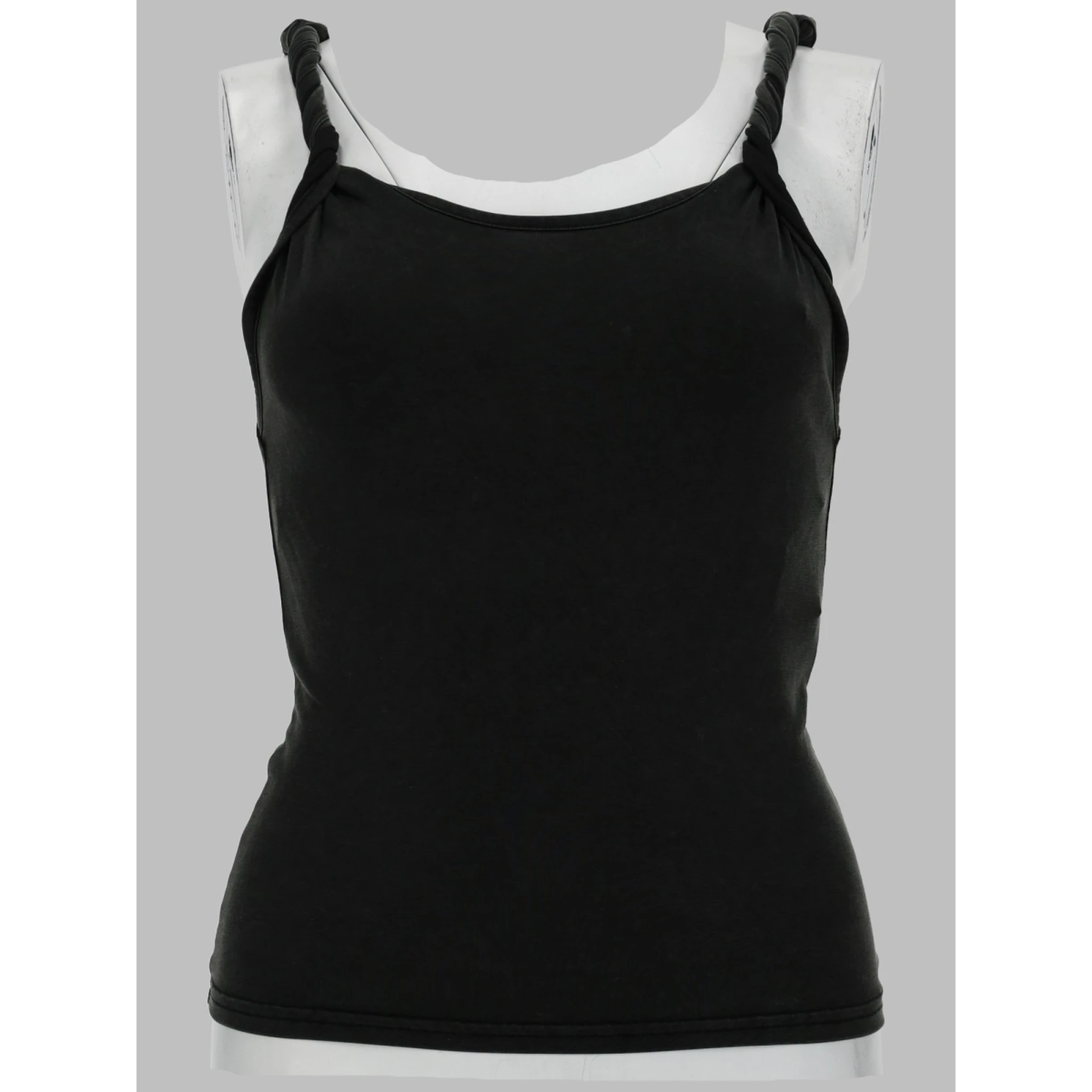 TANK TOP CON SPALLINE ARROTOLATE