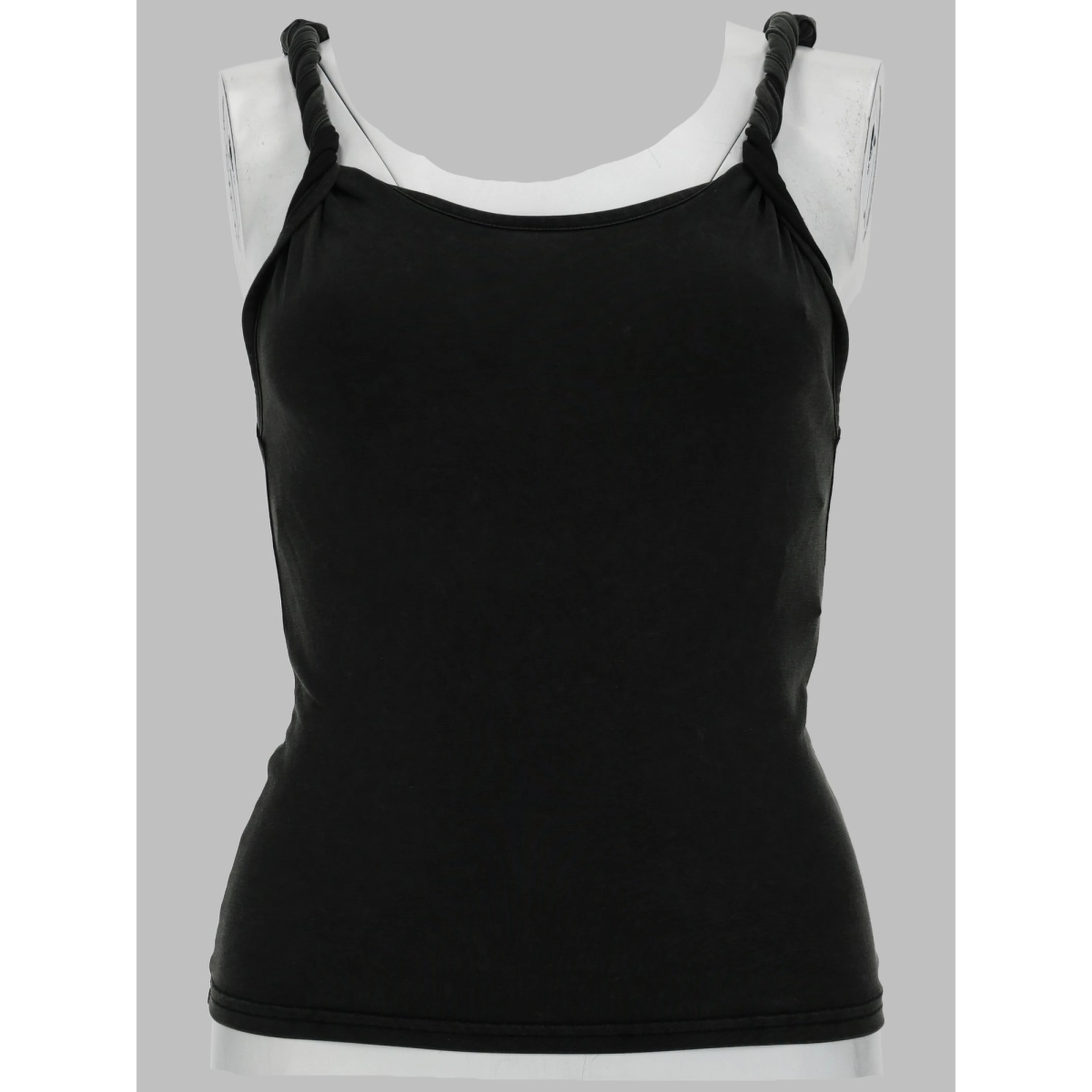 TANK TOP CON SPALLINE ARROTOLATE