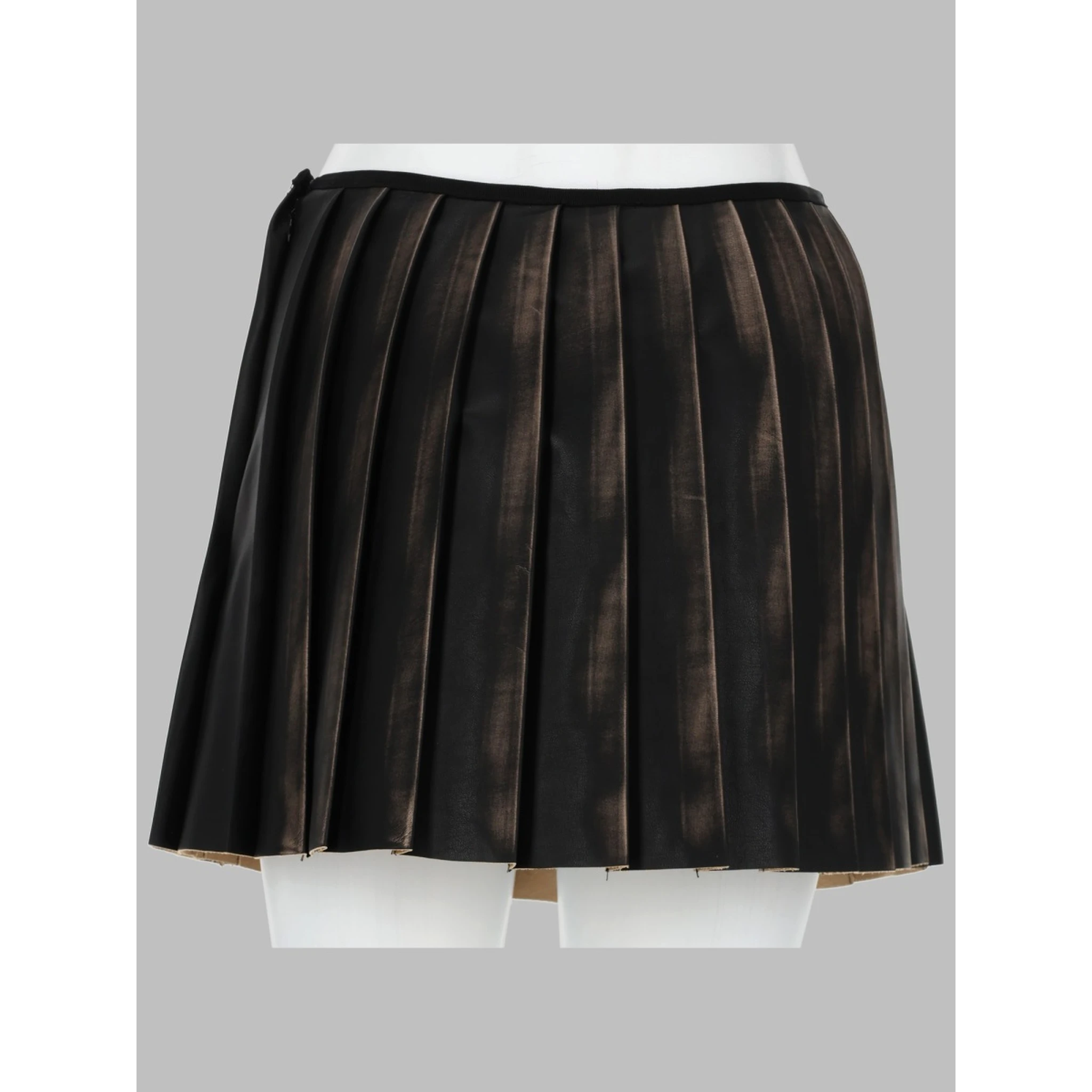 GONNA PLISSÉ CON EFFETTO DISTRESSED