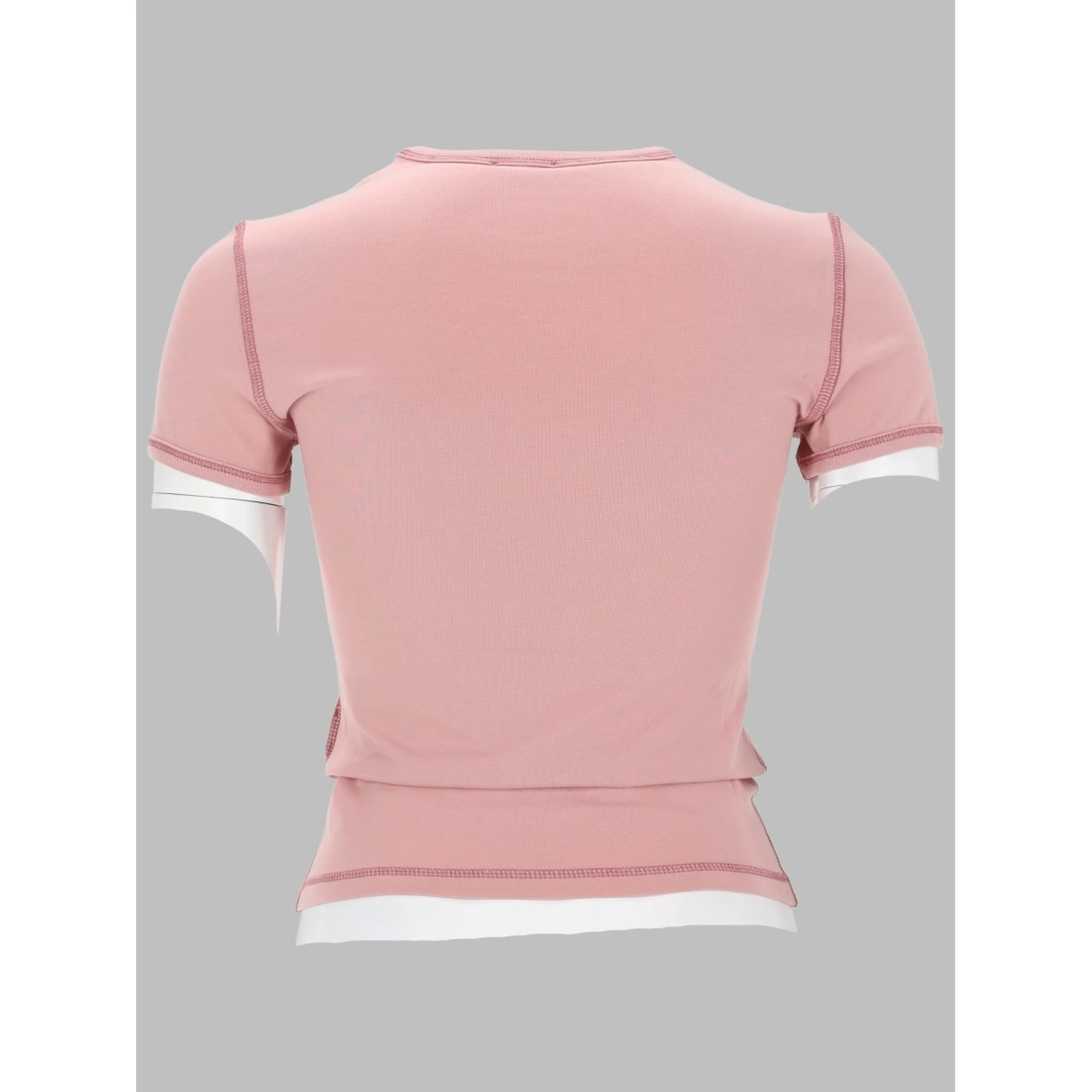 T-SHIRT CON STAMPA A CUORE E BORCHIE