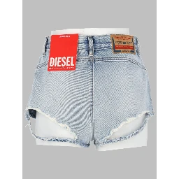 SHORTS IN DENIM CON ORLI SFRANGIATI